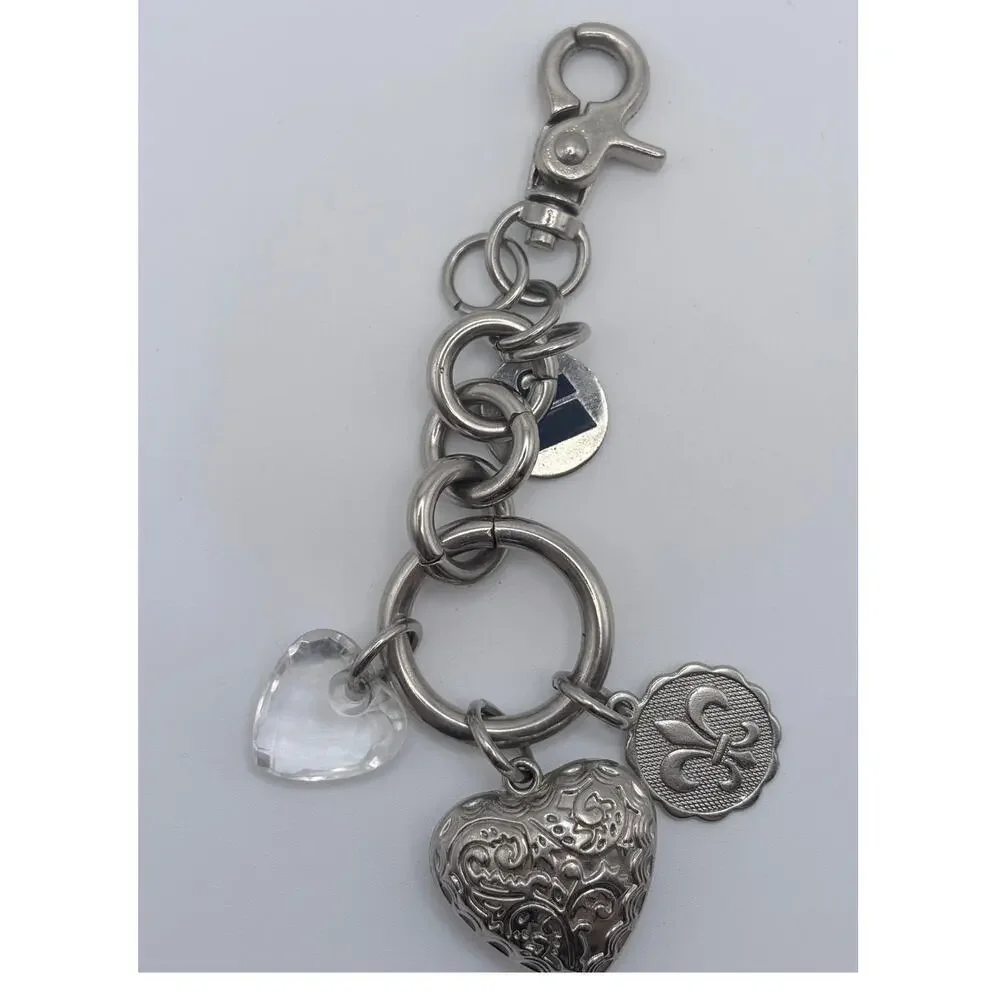 Kathy Van Zeeland Purse Charm/Keychain with Puffy Heart